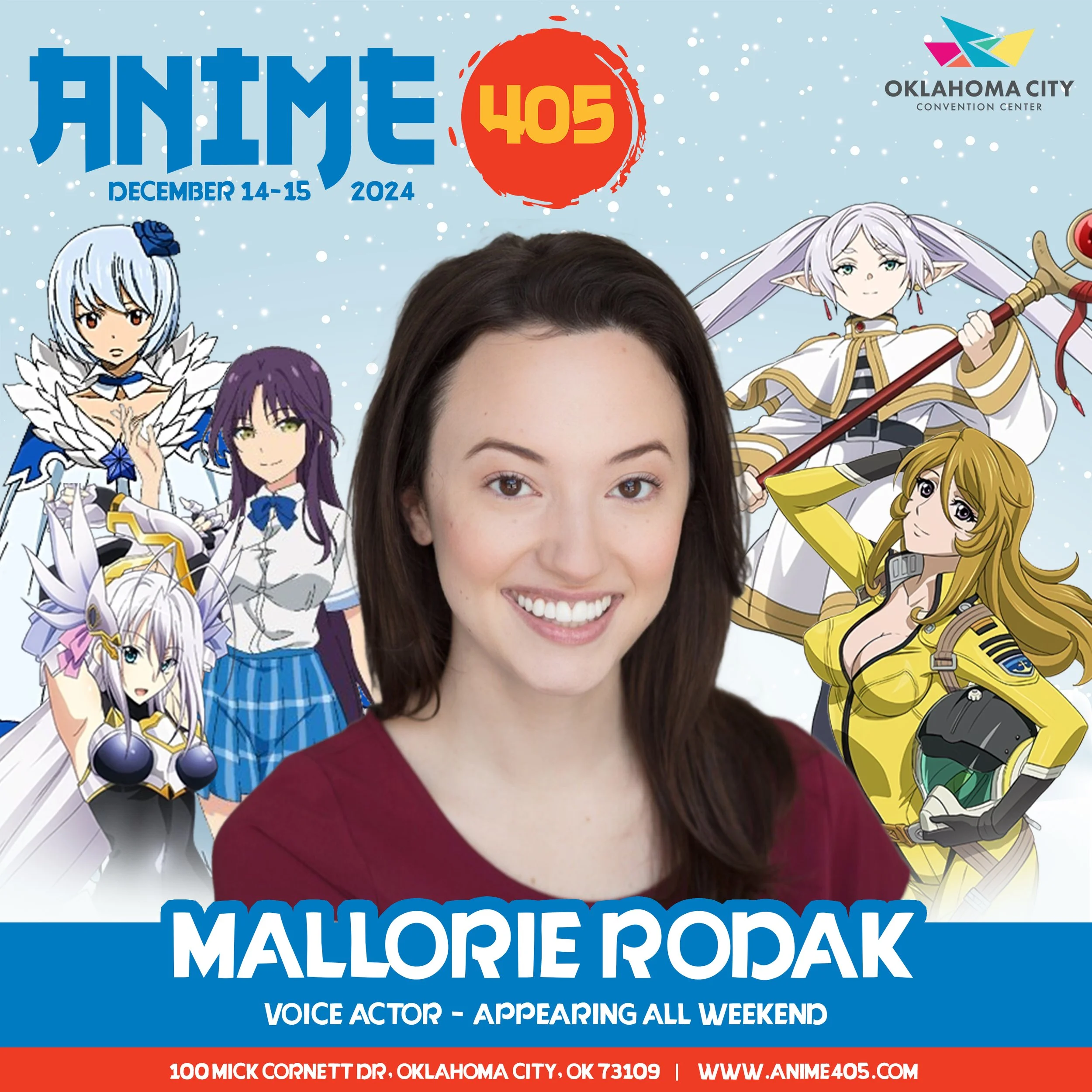 GUESTS | Meet Your Favorite Stars — Anime 405 - Oklahoma City, OK